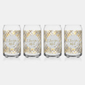 Happy Valentine's Day, Modern, Elegant Luxury  Dosenglas (Hinten)