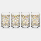 Happy Valentine's Day, Modern, Elegant Luxury  Dosenglas (Rechts)