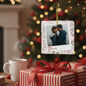 Happy Valentines Day Modernes, stilvolles Romantis Keramikornament