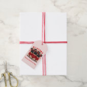 Happy Valentines Day Mops Hunde Geschenkanhänger (Mit Garn)