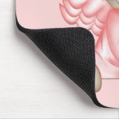 Happy Valentine's Day Mouse with Hearts Mousepad (Ecke)