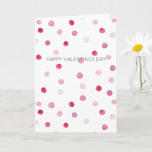 Happy Valentines Day MY LIEBE Pink Polka Dots Swee Karte