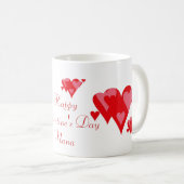 Happy Valentine's Day Nana Kaffeetasse (VorderseiteRechts)