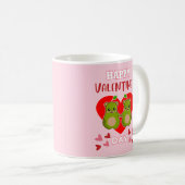 HAPPY VALENTINE'S DAY Niedlich Birnbären Pair Kaffeetasse (VorderseiteRechts)