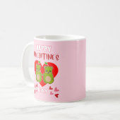 HAPPY VALENTINE'S DAY Niedlich Birnbären Pair Kaffeetasse (Vorderseite Links)