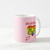 HAPPY VALENTINE'S DAY Niedlich Birnbären Pair LGBT Kaffeetasse (VorderseiteRechts)
