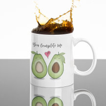 Happy Valentine's Day Niedlich Funny Simple Avocad