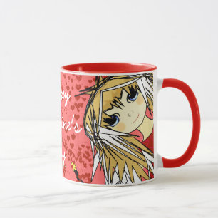 Happy Valentine's Day-Niedlich Girl Tasse