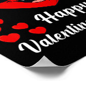 Happy Valentines Day Niedlich Heart Bae Spaß Salze Poster (Ecke)