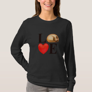 Happy Valentines Day Niedlich Heart Cat Liebe T-Shirt