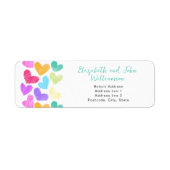 Happy Valentines Day Niedlich Pastel Hört Custom (Vorne)