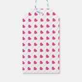 Happy Valentine's Day Niedlich Pink Lollipop Herz Geschenkanhänger (Rückseite)