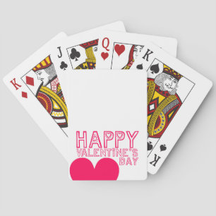 Happy Valentine's Day Niedlich Playing Cards Spielkarten