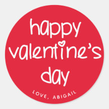 Happy Valentine's Day - Niedliche Typografie