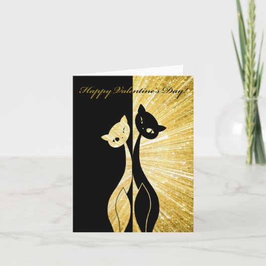 Happy Valentine's Day Note Card Feiertagskarte (Vorderseite)