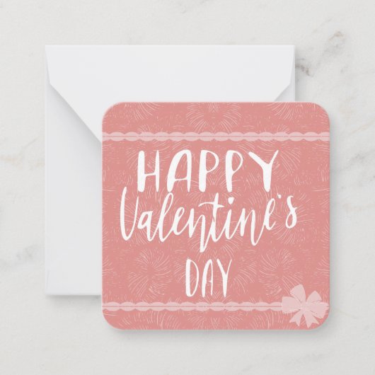 Happy Valentines Day NoteCard Mitteilungskarte (Vorderseite)