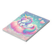 Happy Valentine's Day Notizblock (Rotiert)