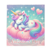 Happy Valentine's Day Notizblock (Vorderseite)