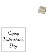Happy Valentine's Day oder Custom Message Gummistempel (Stempel)