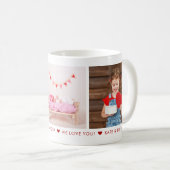 Happy Valentine's Day Opa 3 Foto Custom Kaffeetasse (VorderseiteRechts)