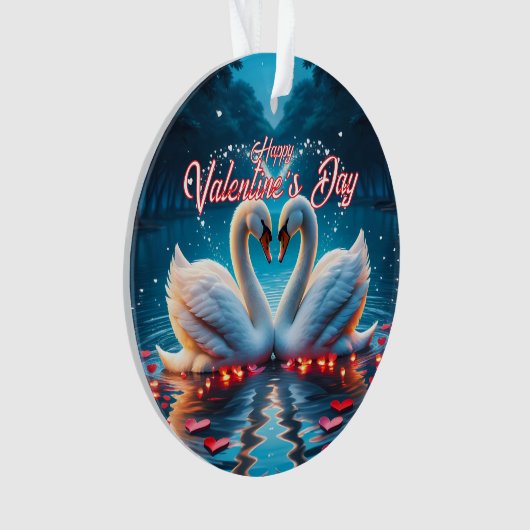 Happy Valentine's Day Ornament (Vorderseite)