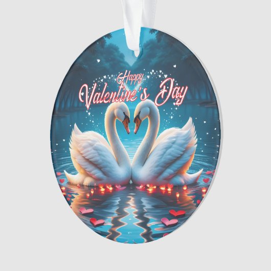 Happy Valentine's Day Ornament (Vorderseite)