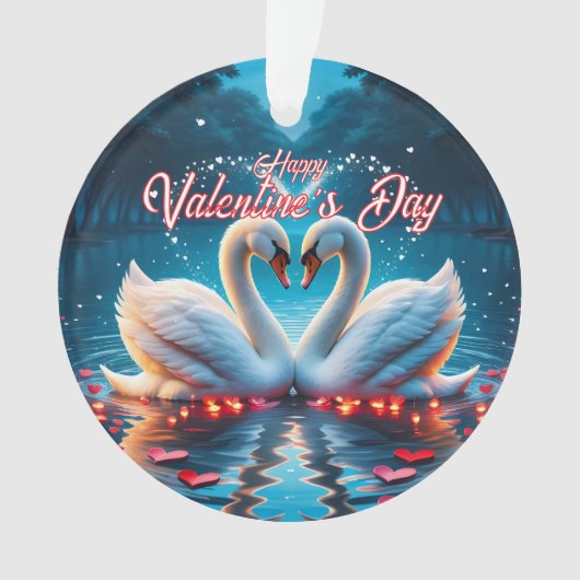 Happy Valentine's Day Ornament (Vorderseite)