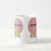 Happy Valentines Day Otter Kaffeetasse (Mittel)