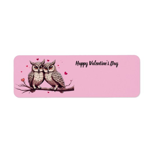 Happy Valentine's Day Owls (Vorne)
