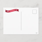 Happy Valentine's Day Owls Postkarte (Rückseite)