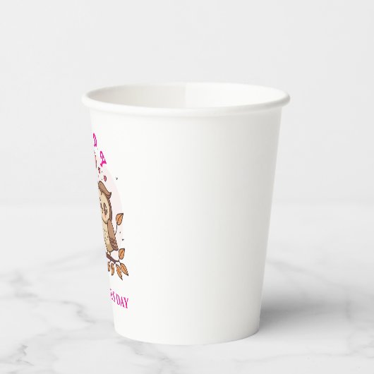"Happy Valentine's Day Paper Coffee Cup - Perfekt Pappbecher (Links)