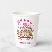 "Happy Valentine's Day Paper Coffee Cup - Perfekt Pappbecher (Vorderseite)