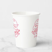 Happy Valentine's Day Paper Cups Pappbecher (Links)