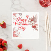 Happy Valentines Day Paper Napkin Serviette (Beispiel)