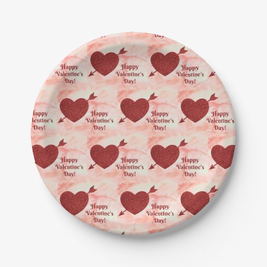 Happy Valentine's Day Paper Tellers Pappteller (Vorderseite)