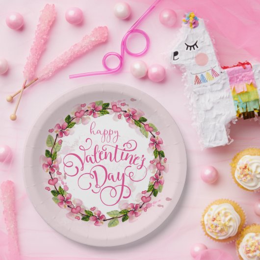 Happy Valentine's Day Pappteller (Party)