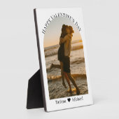 Happy Valentines Day Par Foto arch minimal Fotoplatte (Seite)