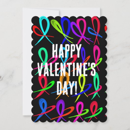 Happy Valentine's Day Party Einladung (Vorderseite)