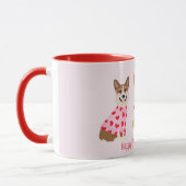 Happy Valentines Day Pembroke Welsh Corgi Hunde Tasse (Links)