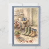 Happy Valentine's Day Perfect Couple Feiertagskarte (Vorderseite)