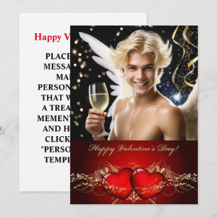 Happy Valentine's Day Personalisiert Gay Twink Feiertagskarte