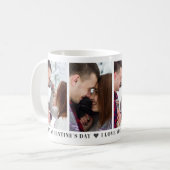 Happy Valentine's Day Personalisierte benutzerdefi Kaffeetasse (Vorderseite Links)