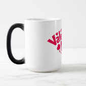 Happy Valentine's day Personalized name Verwandlungstasse (Links)