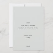 Happy Valentines Day Photo Feiertagskarte (Rückseite)