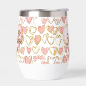 Happy Valentine's Day | Pink and Gold Hearts (Links)