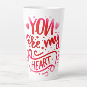 Happy Valentine's Day Pink Hearts Tasse