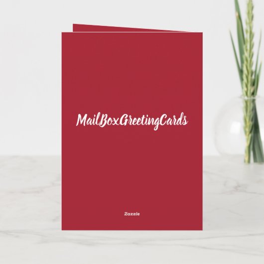 Happy Valentine's Day Poodle Tuxedo Note Card (Rückseite)