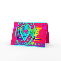 Happy Valentine's Day Pop Colors Gruß C