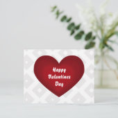 Happy Valentines Day Postcard Feiertagspostkarte (Stehend Vorderseite)