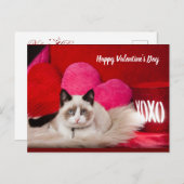 Happy Valentine's Day Postcard Feiertagspostkarte (Vorne/Hinten)